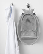 Skip Hop Moby Smart Sling Baby Bath Tub-3-Stage Tub-0 to 36M-Grey