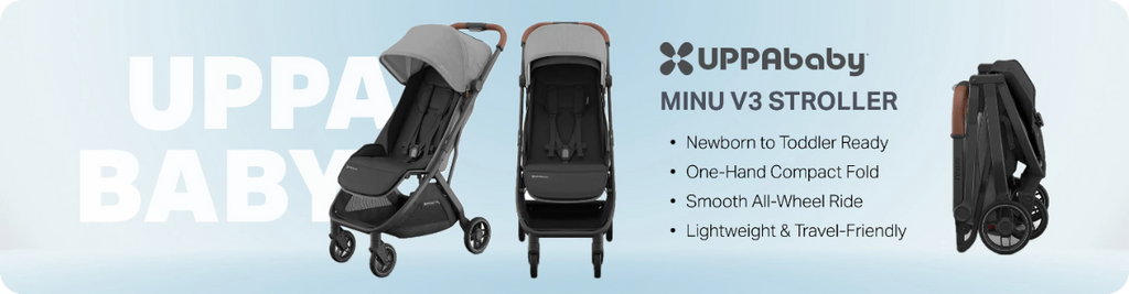 UPPAbaby Minu V3 Stroller - Dillan - Stone Blue