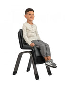 Nuna Zaaz Baby High Chair-Air Foam Cushion-Height Adjustable-Easily Removable Tray, Arm Bar & Footrest-For 0M+ (Upto 100Kg)-Pewter