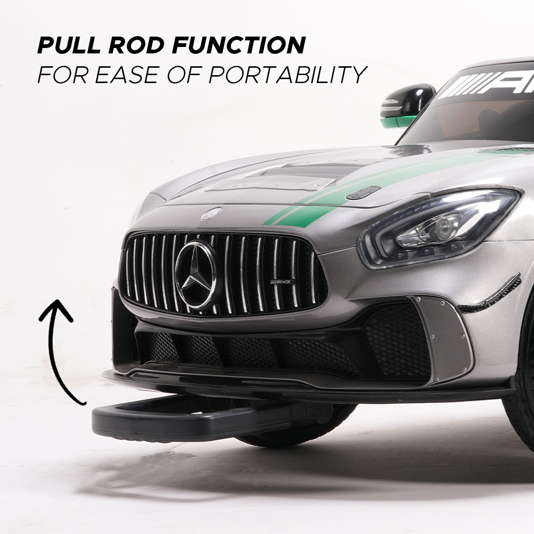 MERCEDES-AMG GT4 (Silver) Ride on Car