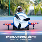 EMotorad Formula Fun Turbo Wing Ride-On Toy Plane for Kids | Battery Operated Airplane Ride-On