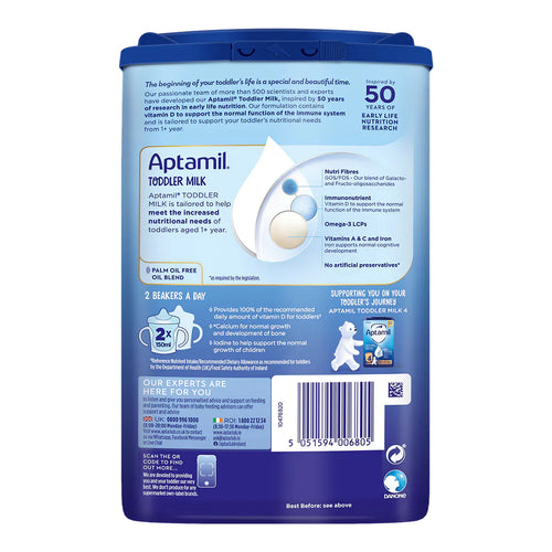 Aptamil Toddler Milk Formula Stage 3, 1-2 Years 800g