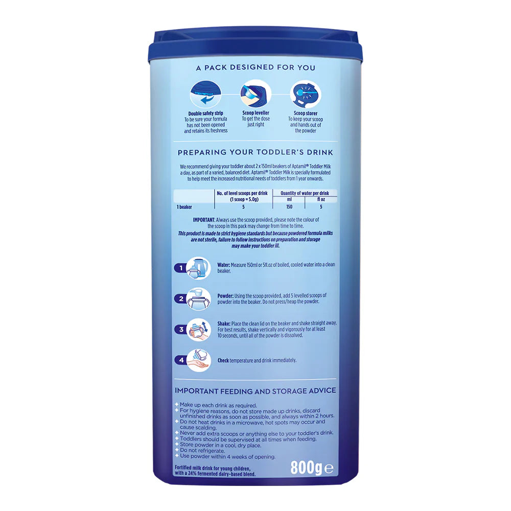 Aptamil Toddler Milk Formula Stage 3, 1-2 Years 800g