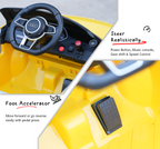 E MOTORAD Audi TTRS Toy Car Yellow Ride on Car