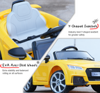 E MOTORAD Audi TTRS Toy Car Yellow Ride on Car