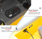 E MOTORAD Audi TTRS Toy Car Yellow Ride on Car