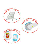 Skip Hop Musical Activity Walker-4 in 1 Convertible-Anti-Skid-40+ Play Features-6M+