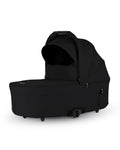 Silver Cross Nia-World's First & Only Cabin Approved Carry Cot (When Attached To Stroller)-Folds With the Stroller-No Adapters Required-Extendable & UPF 50+ Canopy-For 0 to 6M (Upto 9 kg)-Onyx