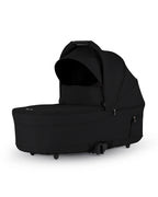 Silver Cross Nia-World's First & Only Cabin Approved Carry Cot (When Attached To Stroller)-Folds With the Stroller-No Adapters Required-Extendable & UPF 50+ Canopy-For 0 to 6M (Upto 9 kg)-Onyx