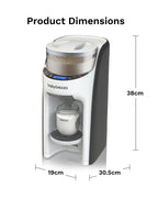 Baby Brezza Formula Pro Advanced Formula Dispenser-Instant Warm Formula with 3 Temperature Settings-Adjustable Serving Size(60-300 ml)-Accurate Mixing-Airtight Formula Storage-Removable and Dishwasher Safe Water Tank