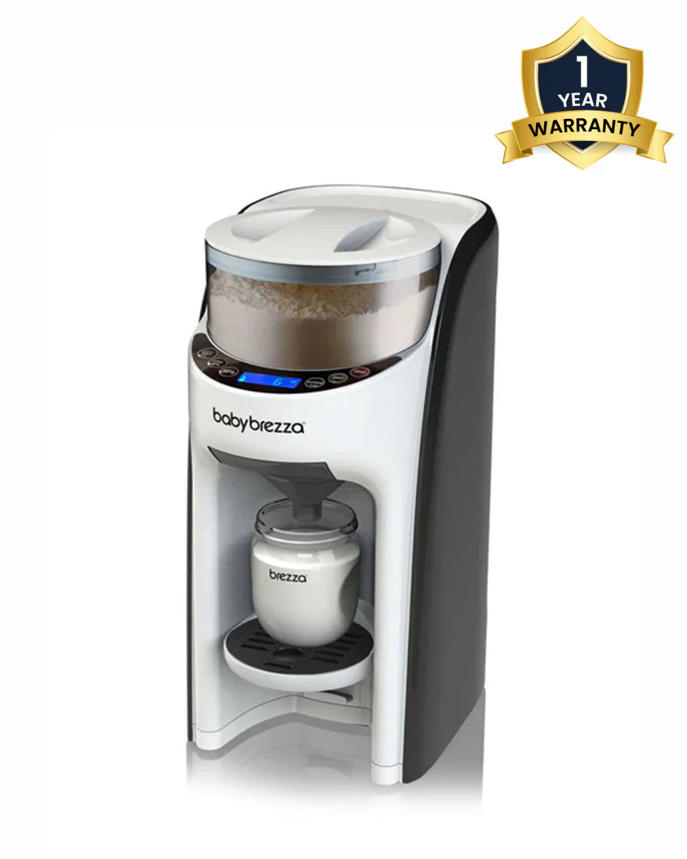 Baby Brezza Formula Pro Advanced Formula Dispenser-Instant Warm Formula with 3 Temperature Settings-Adjustable Serving Size(60-300 ml)-Accurate Mixing-Airtight Formula Storage-Removable and Dishwasher Safe Water Tank
