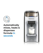 Baby Brezza Formula Pro Advanced Formula Dispenser-Instant Warm Formula with 3 Temperature Settings-Adjustable Serving Size(60-300 ml)-Accurate Mixing-Airtight Formula Storage-Removable and Dishwasher Safe Water Tank