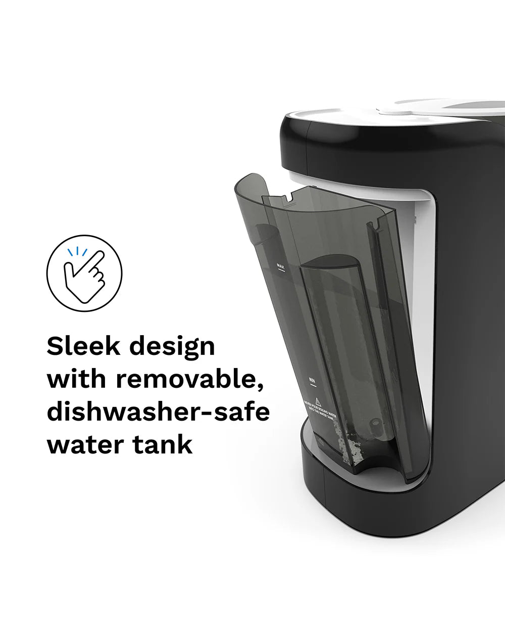 Baby Brezza Formula Pro Advanced Formula Dispenser-Instant Warm Formula with 3 Temperature Settings-Adjustable Serving Size(60-300 ml)-Accurate Mixing-Airtight Formula Storage-Removable and Dishwasher Safe Water Tank