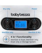 Baby Brezza One Step Baby Bottle Sterilizer & Dryer - Large Capacity - 4-in-1 Functionality + 3 Drying Cycles with Auto Shut-Off
