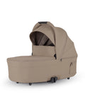Silver Cross Nia-World's First & Only Cabin Approved Carry Cot (When Attached To Stroller)-Folds With the Stroller-No Adapters Required-Extendable & UPF 50+ Canopy-For 0 to 6M (Upto 9 kg)-Champagne