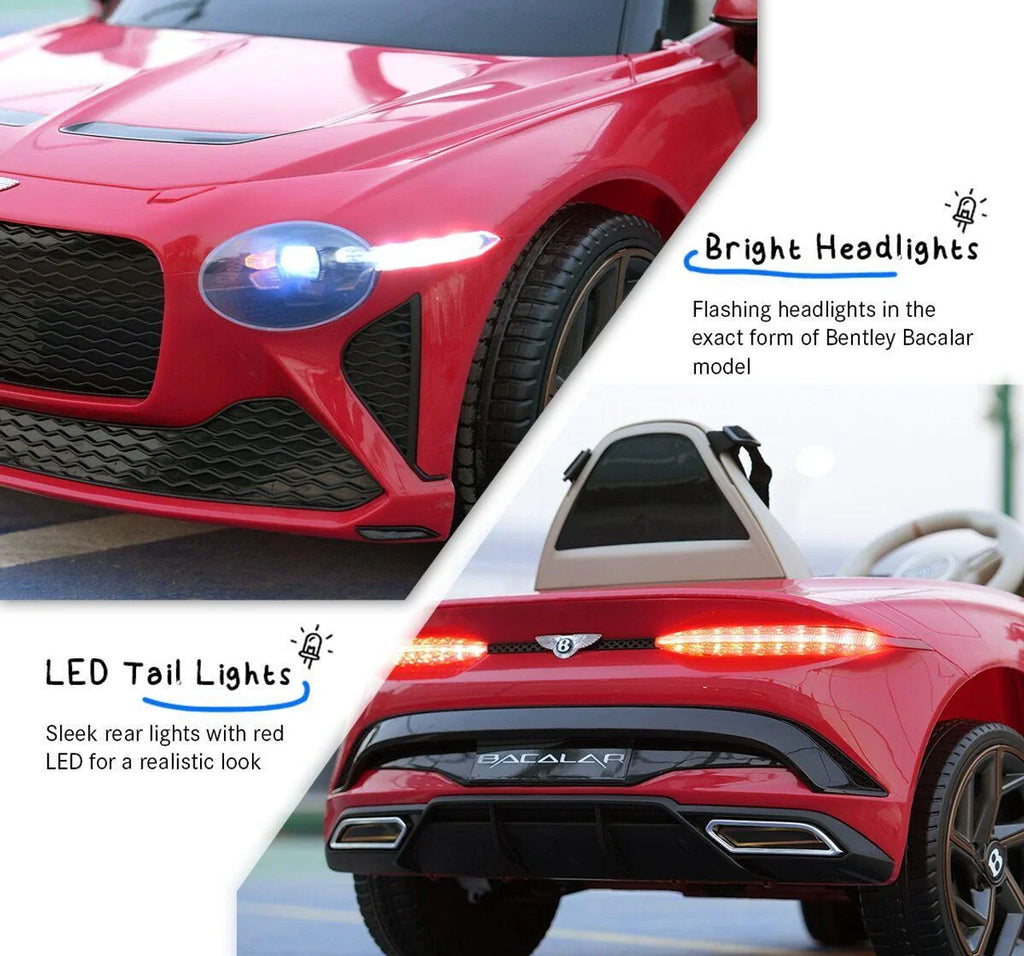 EMotorad Formula Fun BENTLEY BACALAR Kids Ride On CAR (Red)