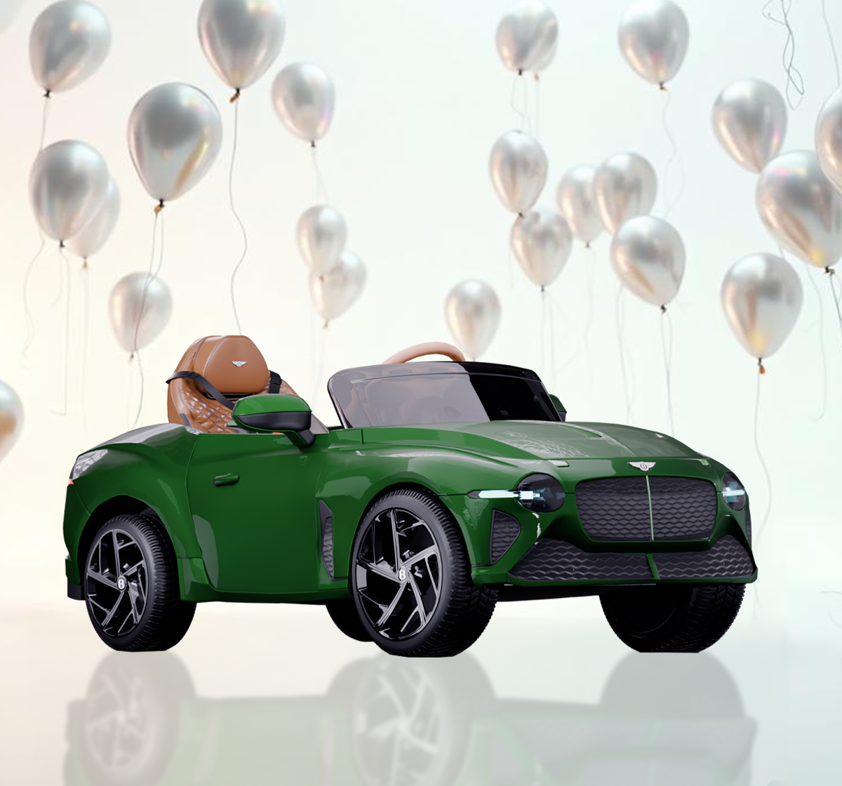EMotorad Formula Fun BENTLEY BACALAR Kids Ride On CAR - Green