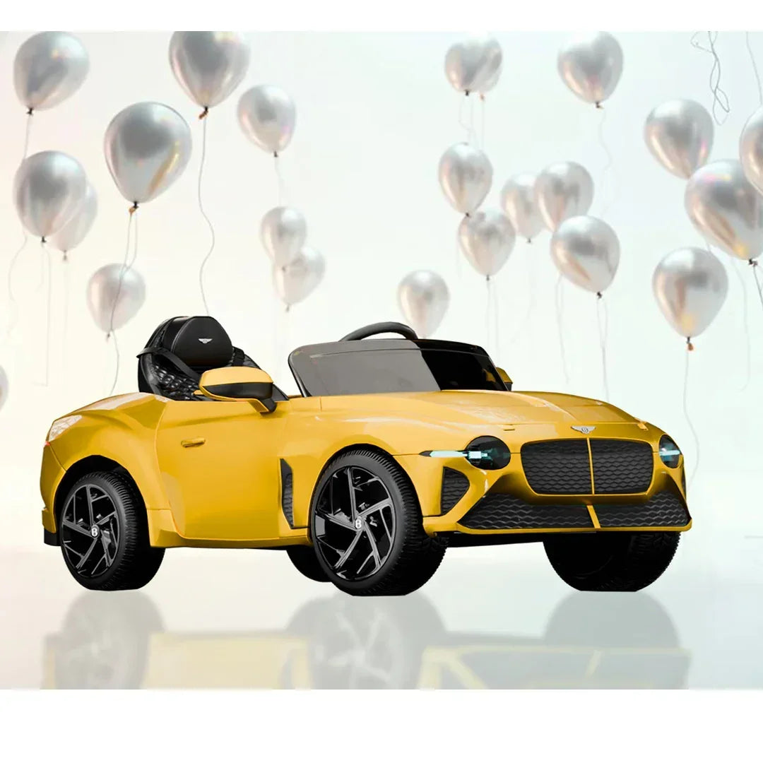 EMotorad Formula Fun BENTLEY BACALAR Kids Ride On CAR Yellow