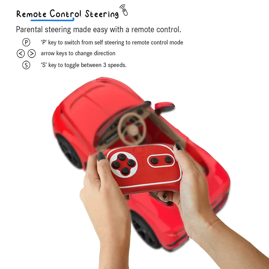 EMotorad Formula Fun BENTLEY BACALAR Kids Ride On CAR Yellow