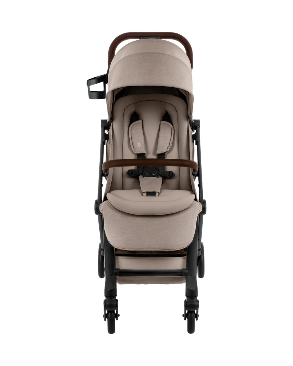 Britax Flylite Cabin Friendly Stroller-Extra Large Extendable Canopy-One Hand Fold-Flat Reclining Seat-For 0 to 4Y (Upto 22Kg)-Teak