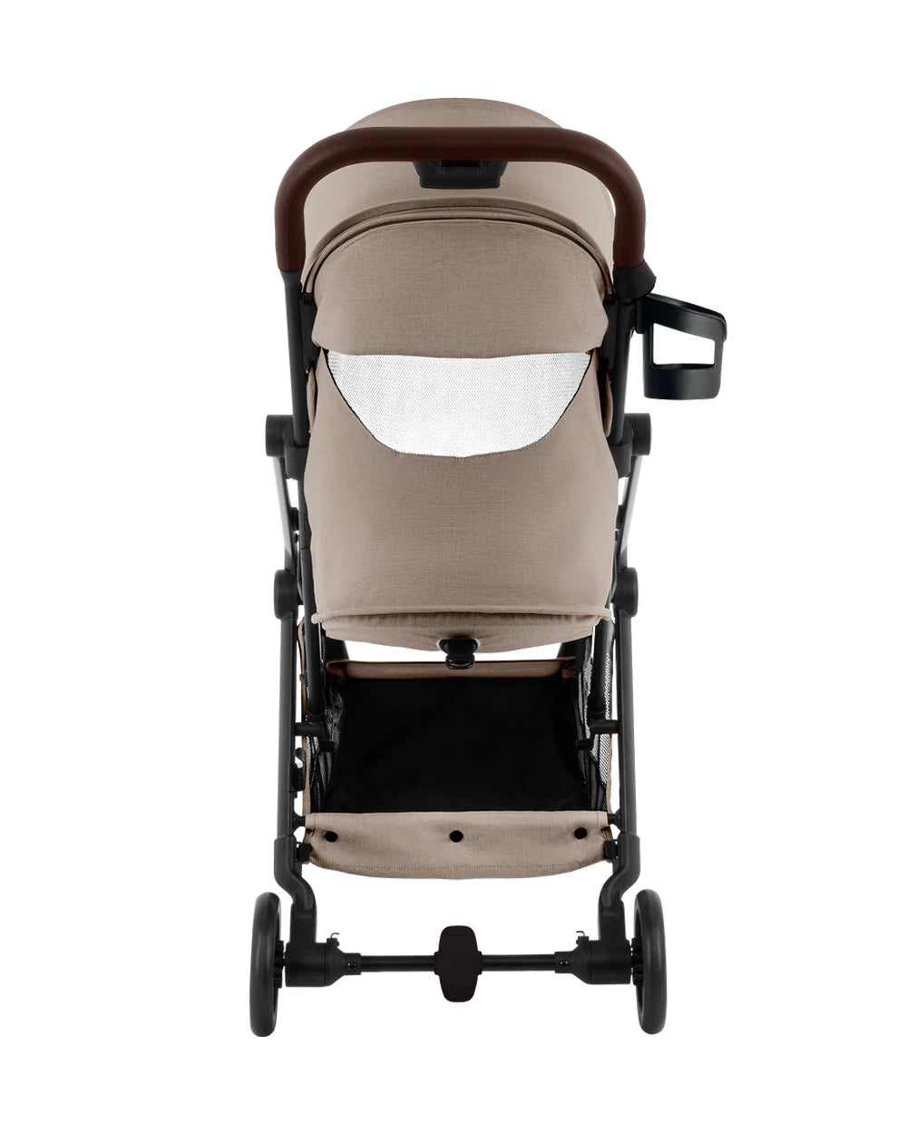Britax Flylite Cabin Friendly Stroller-Extra Large Extendable Canopy-One Hand Fold-Flat Reclining Seat-For 0 to 4Y (Upto 22Kg)-Teak