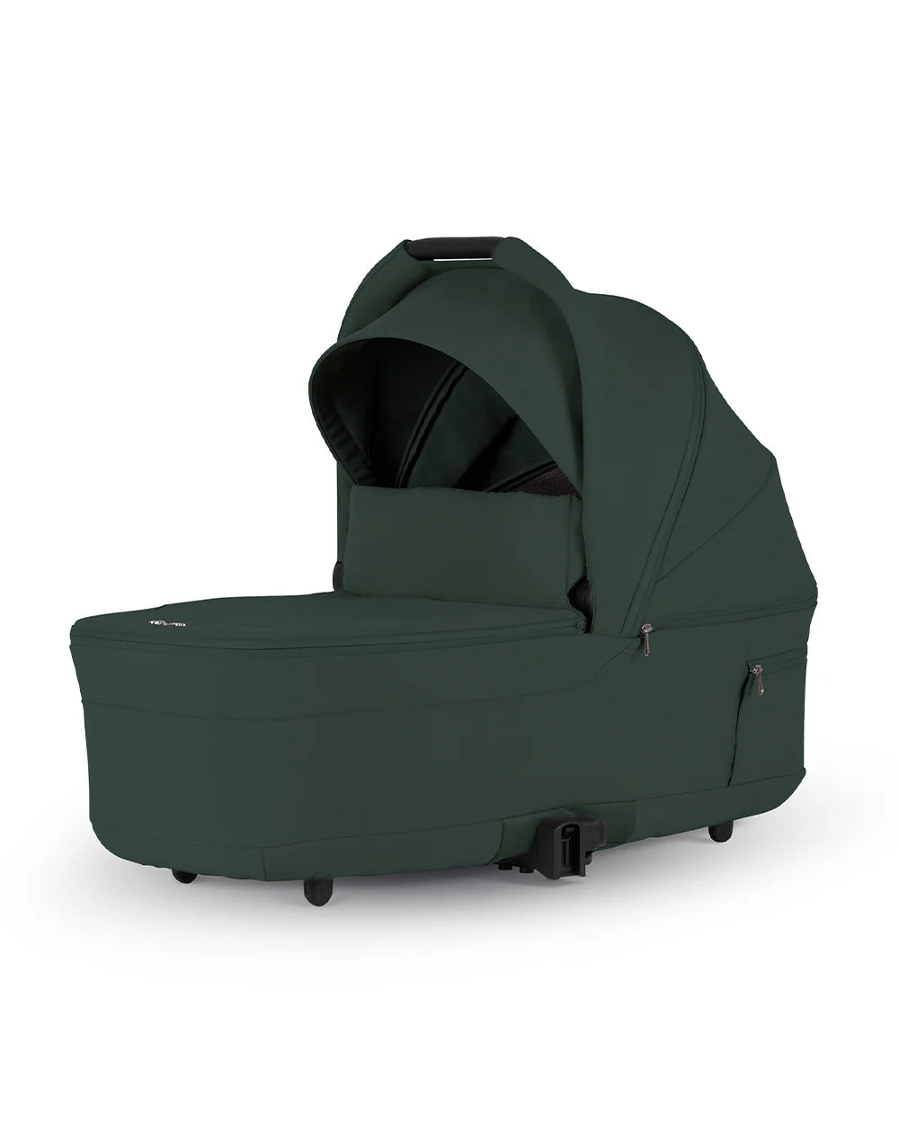Silver Cross Nia-World's First & Only Cabin Approved Carry Cot (When Attached To Stroller)-Folds With the Stroller-No Adapters Required-Extendable & UPF 50+ Canopy-For 0 to 6M (Upto 9 kg)-Conifer