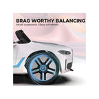 EMotorad Formula Fun BMW i4 Ride-On Car for Kids – Battery Operated with Remote Control White