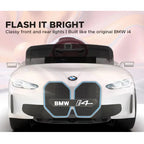 EMotorad Formula Fun BMW i4 Ride-On Car for Kids – Battery Operated with Remote Control White