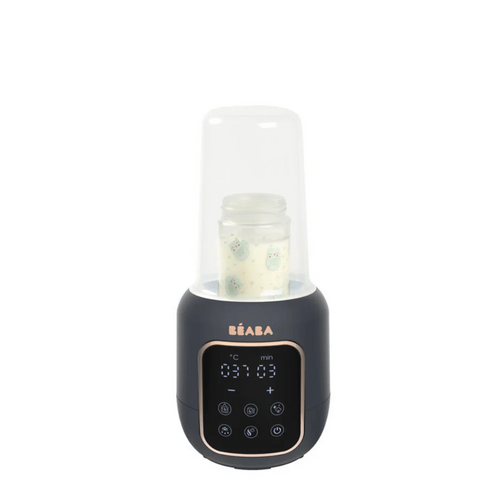 Beaba Multi Milk 5-in-1 Baby Bottle Warmer, Gentle Breast Milk Heating, Fast Steam Mode, Defrost & Baby Food Warmer with LED Display, Touch Screen & Adjustable Timer, Portable, 0m+