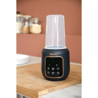 Beaba Multi Milk 5-in-1 Baby Bottle Warmer, Gentle Breast Milk Heating, Fast Steam Mode, Defrost & Baby Food Warmer with LED Display, Touch Screen & Adjustable Timer, Portable, 0m+