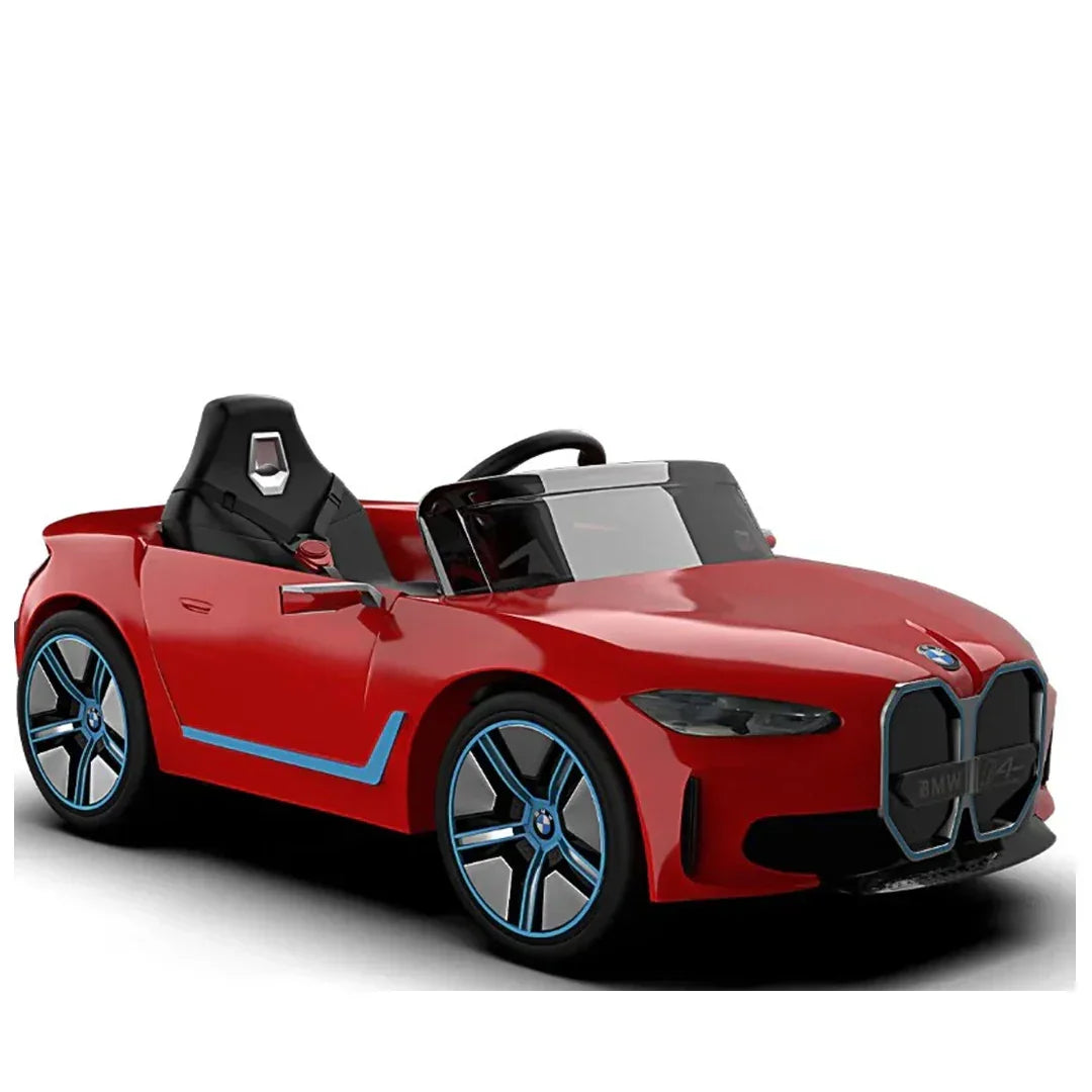 EMotorad Formula Fun BMW i4 Ride-On Car for Kids – Battery Operated with Remote Control Red