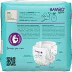 Bambo Nature Premium Baby Tape Diapers for New Born Baby, XS Size (2-4 Kgs) - Super Absorbent, Breathable, Extra Soft, Dermatologically Tested, Hypoallergenic Nappies With A Wetness Indicator, 22 Count