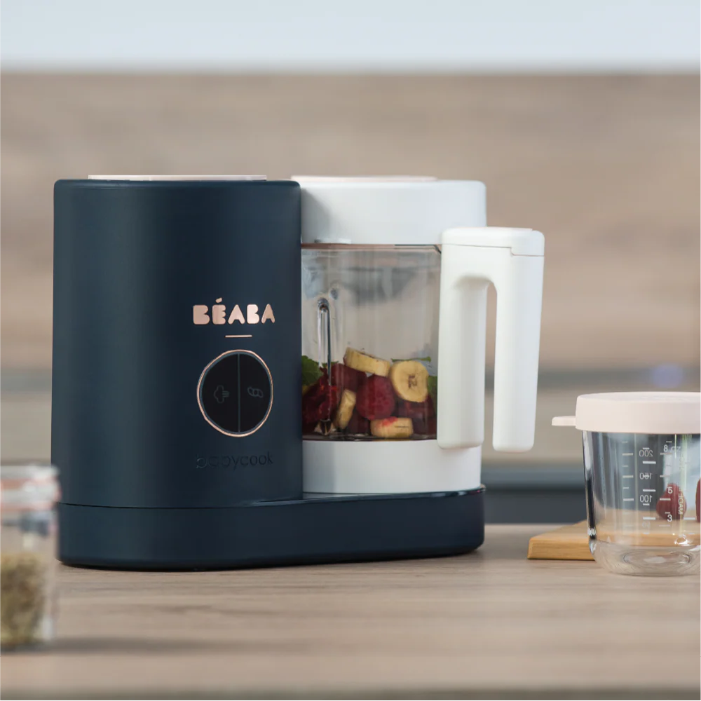 Beaba Babycook Neo - 6 In 1 Baby Food Maker, Blender, Steamer, Cooker & Sterilizer, Auto Shut-off Portable Baby Food Processor, Puree Maker and Warmer 0m+