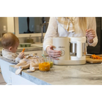Beaba Babycook Neo - 6 In 1 Baby Food Maker, Blender, Steamer, Cooker & Sterilizer, Auto Shut-off Portable Baby Food Processor, Puree Maker and Warmer 0m+ : Clay