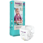 Bambo Nature Premium Baby Tape Diapers for Babies, Large Size (7-14 Kgs), Super Absorbent, Breathable, Extra Soft, Dermatologically Tested, Hypoallergenic Infant Nappies With Wetness Indicator 48counts