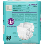 Bambo Nature Premium Baby Tape Diapers for Babies, Medium Size (4-8 Kgs), Super Absorbent, Breathable, Extra Soft, Dermatologically Tested, Hypoallergenic Infant Nappies With Wetness Indicator