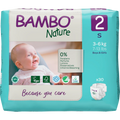 Bambo Nature Premium Baby Tape Diapers for New Born Baby, S Size (3-6 Kgs) - Super Absorbent, Breathable, Extra Soft, Dermatologically Tested, Hypoallergenic Nappies With A Wetness Indicator, 30 Count