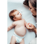 Bambo Nature Premium Baby Tape Diapers for New Born Baby, S Size (3-6 Kgs) - Super Absorbent, Breathable, Extra Soft, Dermatologically Tested, Hypoallergenic Nappies With A Wetness Indicator, 30 Count