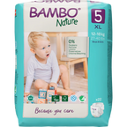 Bambo Nature Premium Baby Tape Diapers for Babies, XL Size (12-18 Kgs), Super Absorbent, Breathable, Extra Soft, Dermatologically Tested, Hypoallergenic Infant Nappies With Wetness Indicator