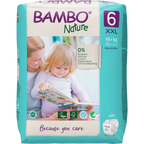 Bambo Nature Premium Baby Tape Diapers for Babies, XXL Size (16+ Kgs), Super Absorbent, Breathable, Extra Soft, Dermatologically Tested, Hypoallergenic Infant Nappies With Wetness Indicator