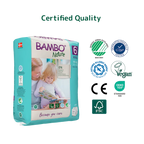 Bambo Nature Premium Baby Tape Diapers for Babies, XXL Size (16+ Kgs), Super Absorbent, Breathable, Extra Soft, Dermatologically Tested, Hypoallergenic Infant Nappies With Wetness Indicator