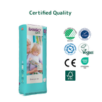 Bambo Nature Premium Baby Tape Diapers for Babies, XXL Size (16+ Kgs), Super Absorbent, Breathable, Extra Soft, Dermatologically Tested, Hypoallergenic Infant Nappies With Wetness Indicator 40counts