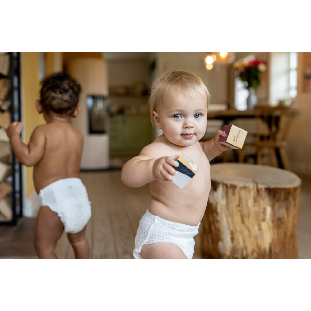 Bambo Nature Premium Baby Pants Diapers for Babies, Large Size (7-12 Kgs), Super Absorbent, Breathable, Extra Soft, Dermatologically Tested, Hypoallergenic Infant Nappies With Wetness Indicator 40counts