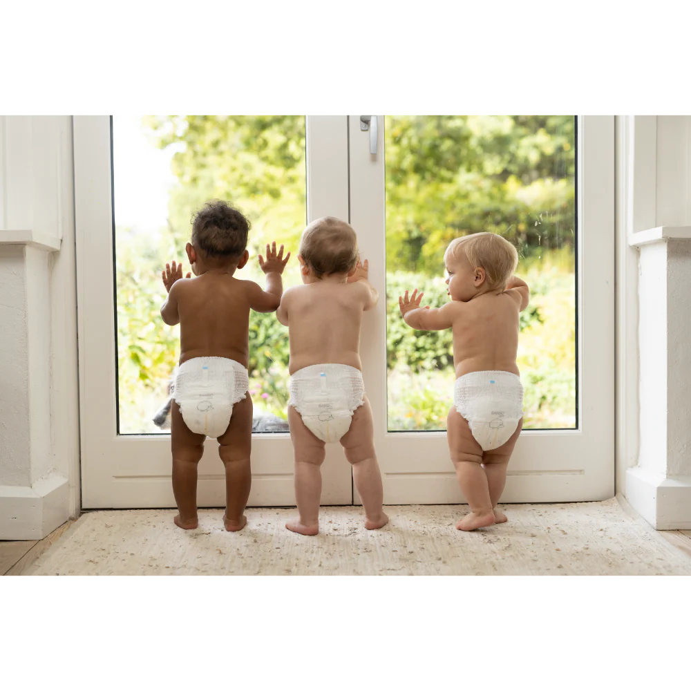 Bambo Nature Premium Baby Pants Diapers for Babies, XL Size (11-17 Kgs), Super Absorbent, Breathable, Extra Soft, Dermatologically Tested, Hypoallergenic Infant Nappies With Wetness Indicator 38counts