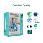 Bambo Nature Premium Baby Pants Diapers for Babies, XL Size (11-17 Kgs), Super Absorbent, Breathable, Extra Soft, Dermatologically Tested, Hypoallergenic Infant Nappies With Wetness Indicator