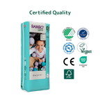 Bambo Nature Premium Baby Pants Diapers for Babies, XXL Size (15+ Kgs), Super Absorbent, Breathable, Extra Soft, Dermatologically Tested, Hypoallergenic Infant Nappies With Wetness Indicator 38counts