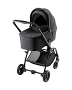 Britax Rio Lightweight Stroller-Height Adjustable Parent Handle Bar-Reversible & Flat Reclining Seat-One Hand Fold-Includes Cup Holder-For 0 to 4Y (Upto 22Kg)-Carbon Black