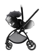 Britax Rio Lightweight Stroller-Height Adjustable Parent Handle Bar-Reversible & Flat Reclining Seat-One Hand Fold-Includes Cup Holder-For 0 to 4Y (Upto 22Kg)-Carbon Black