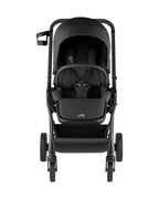 Britax Rio Lightweight Stroller-Height Adjustable Parent Handle Bar-Reversible & Flat Reclining Seat-One Hand Fold-Includes Cup Holder-For 0 to 4Y (Upto 22Kg)-Carbon Black