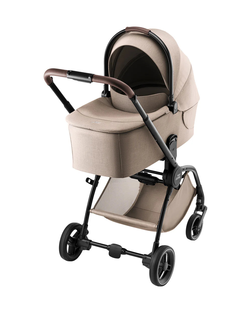 Britax Rio Lightweight Stroller-Height Adjustable Parent Handle Bar-Reversible & Flat Reclining Seat-One Hand Fold-Includes Cup Holder-For 0 to 4Y (Upto 22Kg)-Teak